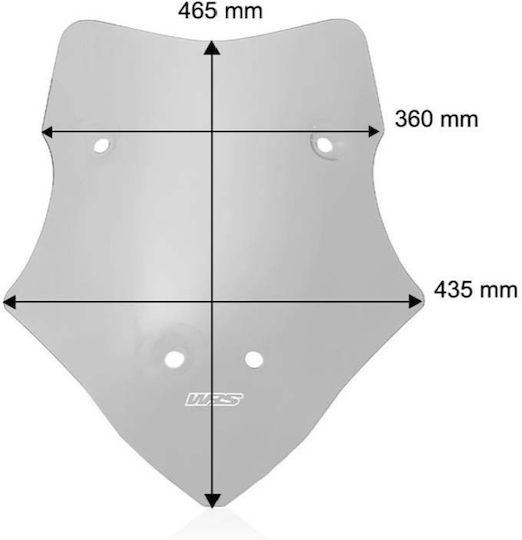 Ζελατινα Wrs Ducati Multistrada V4 S S Sport Rally 20-23