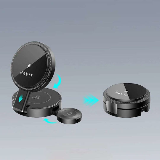 Havit Kabelloses Ladegerät (Qi Pad) 15W Schwarzs (W3100)