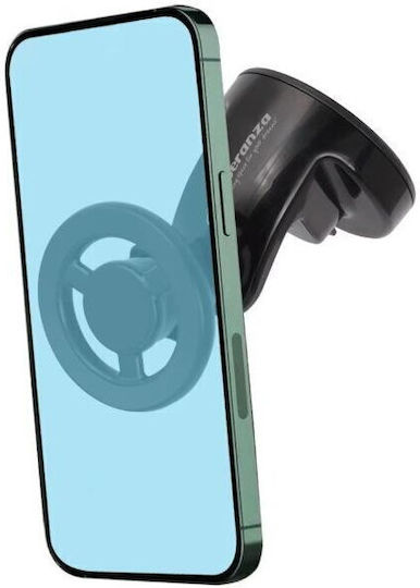 Esperanza Βάση Κινητού Αυτοκινήτου με Μαγνήτη Μαύρη