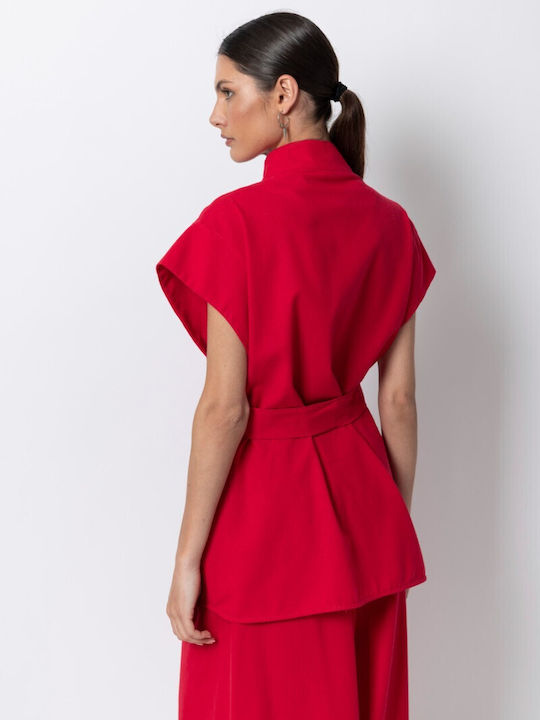 Red Women's Vest