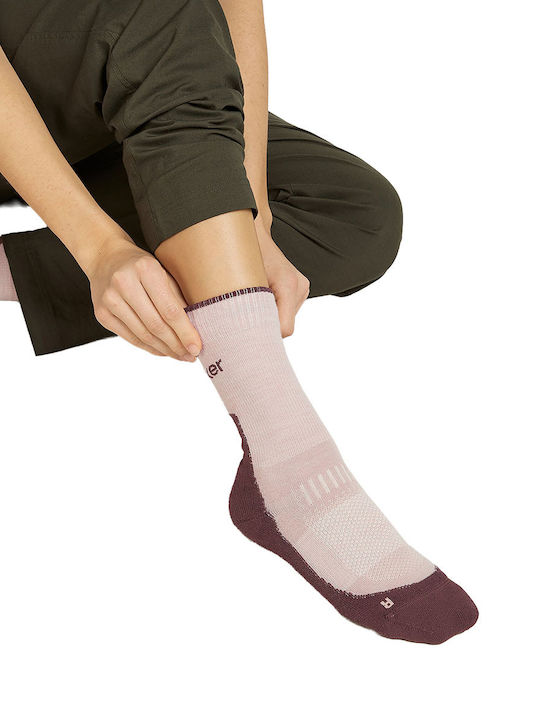 Icebreaker Trekking Pink Socks 1 Pair