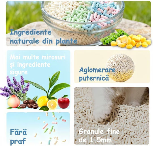 Φυτική Άμμος Γάτας Tofu με Άρωμα Λεβάντα 6lt