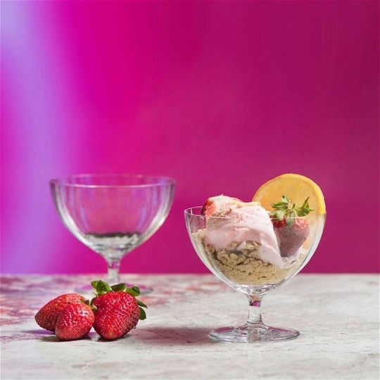 Rona Servierschalen Eiscreme Rund Glas 6Stücke