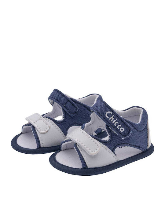 Chicco Baby Soft-Sole Sandals White