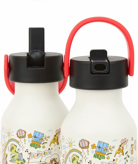 Thermos Bottle 350ml San Francisco White-Beige