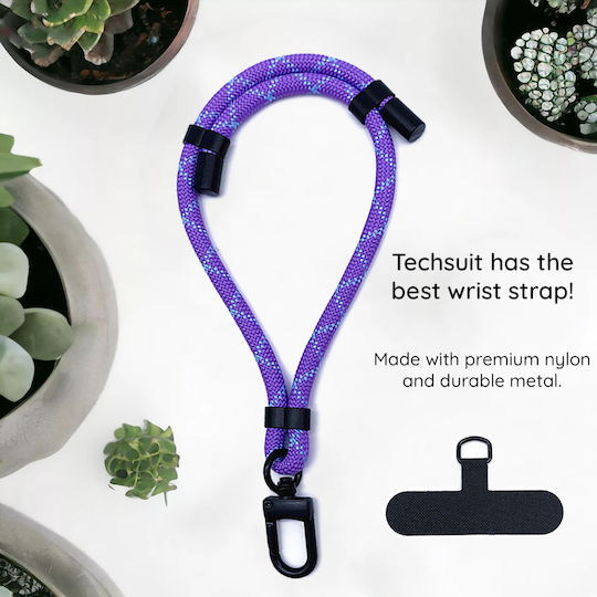 Techsuit Rope Wrist Strap1 Rws1-04 Phones Pine Forest