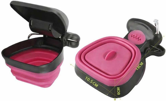 Lopeți Pentru Excremente De Câine – Clești Din Plastic Pliabili Carabinieră Portabilă Roz