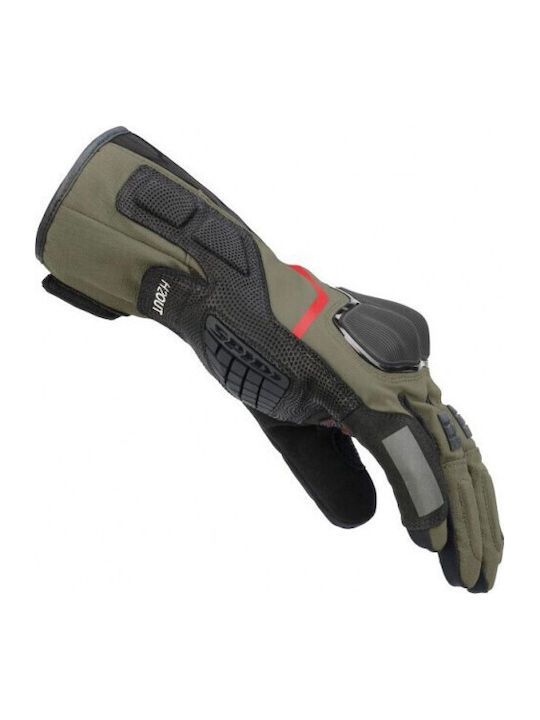 Spidi Rainshield 2 H2Out Herren Motorradhandschuhe Khaki