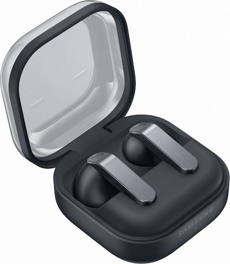 Samsung Galaxy Buds4 Bluetooth Handsfree Ακουστικά με Αντοχή στον Ιδρώτα και Θήκη Φόρτισης Μαύρα