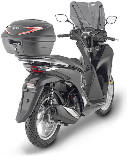 Givi B360N Monolock Motorcycle Top Case With Red Reflector 36lt Black