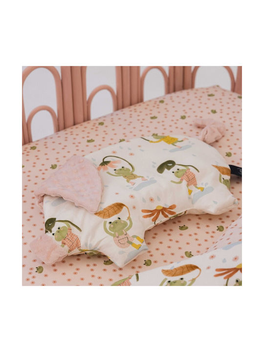 Βρεφικο Μαξιλαρι Sleepy Pig Ballerine Sand Ροζ Μωβ