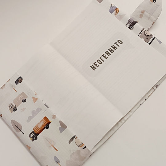 Magnolia Handmade Handmade Baby Health Book Cover For Boy