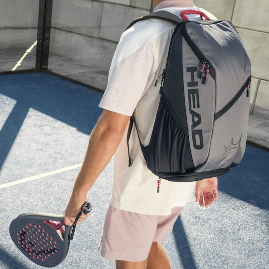 Head Tour Padel 2 Rackets Gray Backpack Bag