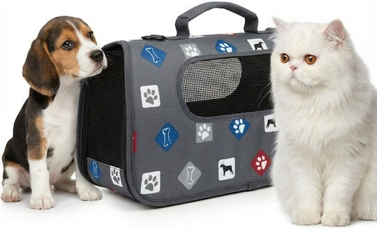 Geantă Pentru Transport Câine / Pisică Gri L45xL28xÎ27cm