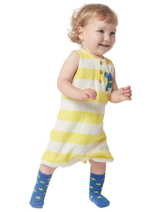 Bobo Choses Gelber Baby-Strampler