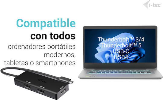 i-tec Μετατροπέας USB-C male σε HDMI female 1τμχ S55313366