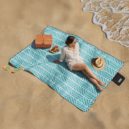 Teesa Picnic Blanket 300x200cm In Blue Color