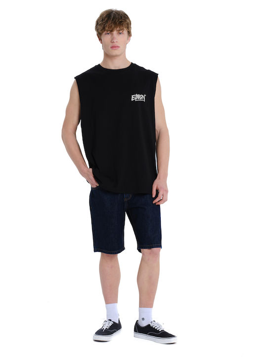 Herrenblusen Kurzarm T-Shirt Schwarz