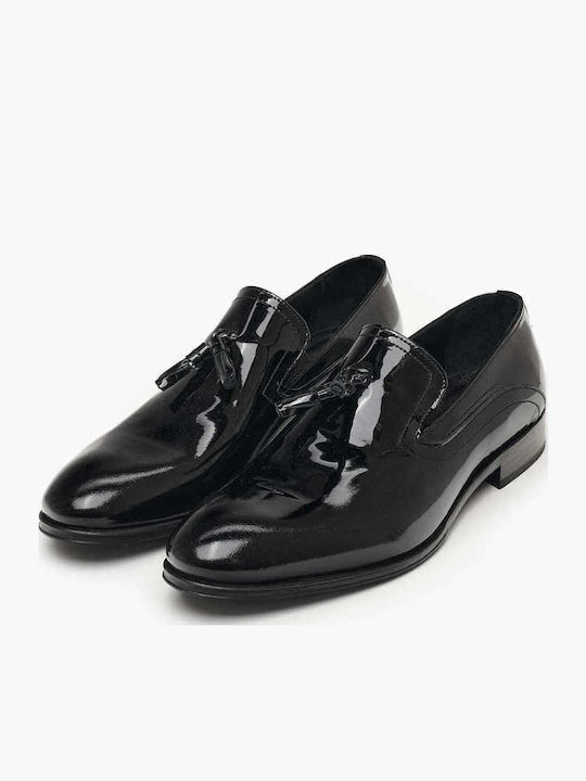 Men's Dress Shoes in Black Patent Leather