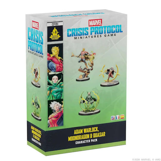 Marvel Crisis Protocol – Adam Warlock Moondragon Quasar Character Pack