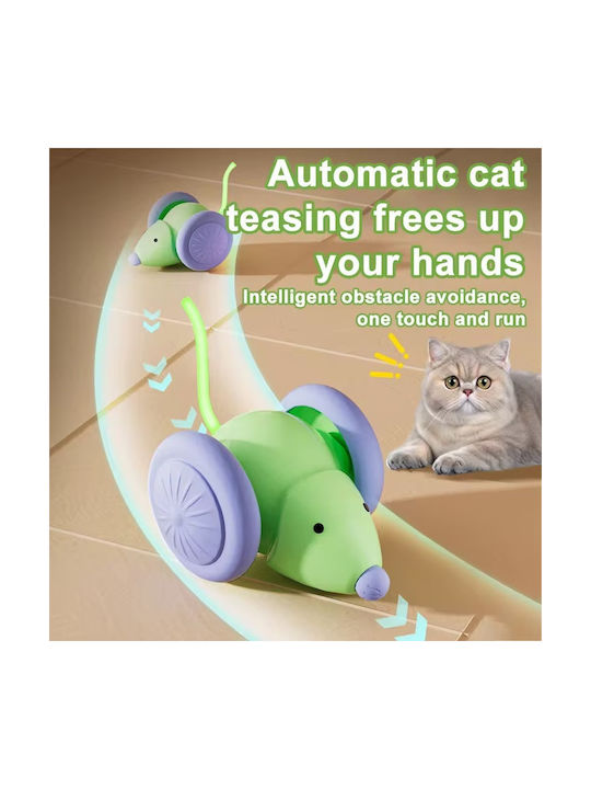 Intelligentes Interaktives Katzenspielzeug Smarte Maus Für Katzen Hunde Mit LED-Lichtern Automatische Aktivierung