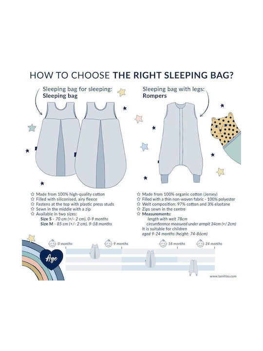 La Millou Winterschlafsack Blau