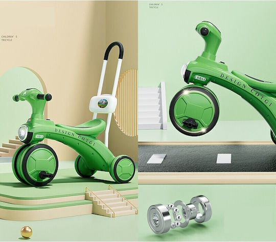 Alista Home Tricicletă cu Mâner Pentru Părinți Verde