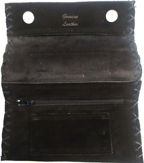 Amalfi Künstliches Leder Tabaktasche Schwarz