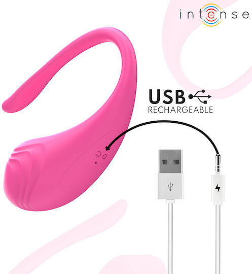 Intense Olivia Vibrator Egg with Remote Control Pink