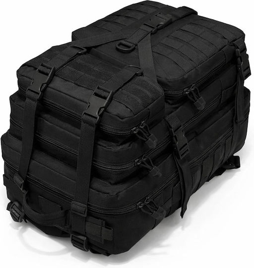 Jetbags Rz093 Tactical Στρατιωτικό Σακίδιο Πλάτης 43l Αδιάβροχο Military Backpack Camping Μαύρο