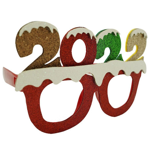 New Year's Eve Party Glasses 2022 Red Plastic Polyester Alista Home