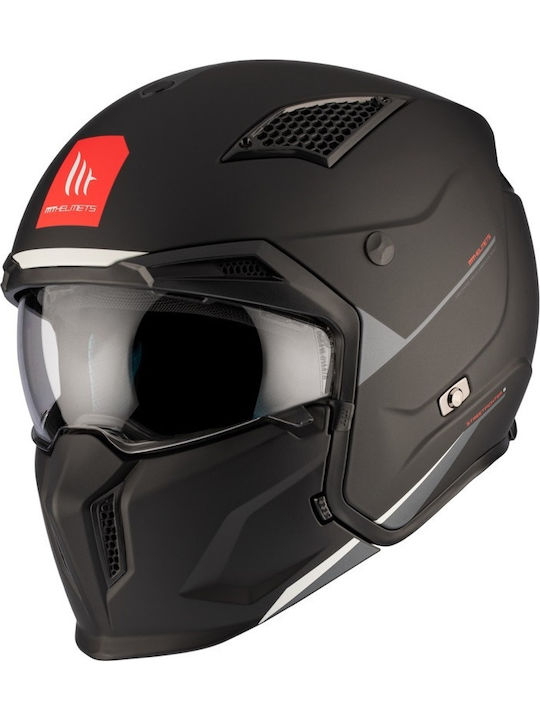 MT Streetfighter Motorcycle Helmet Modular ECE 22.06