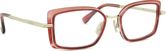 Max Mara Damen Metallisches Brillengestell Blau MM 5186 071