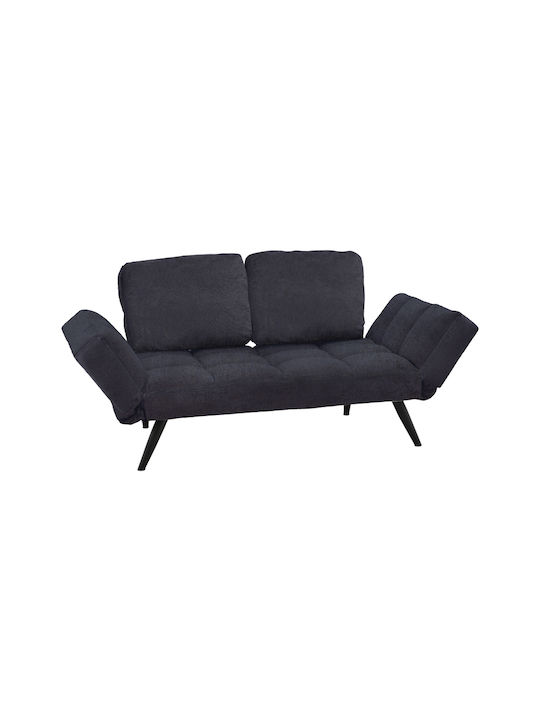 Jackie Three-Seater Couch Bed Charcoal 190x80x75cm