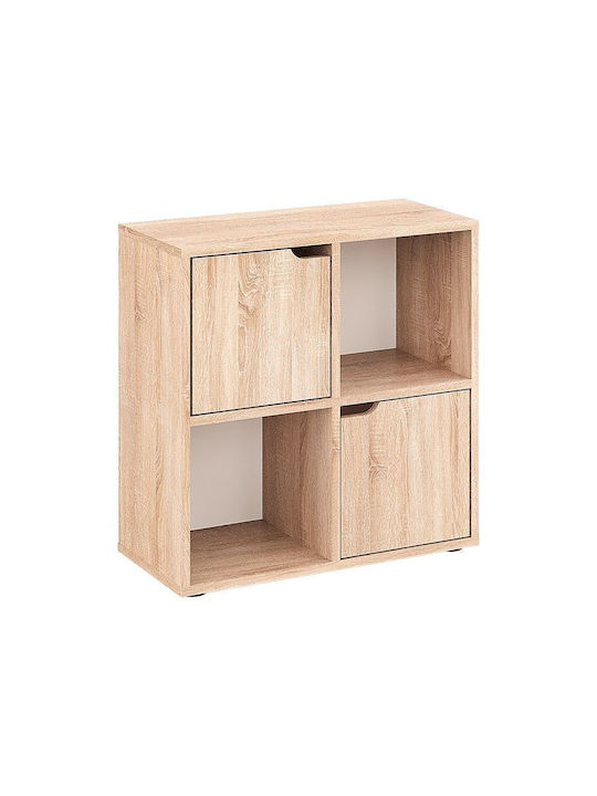 Βιβλιοθήκη Bookel Sonoma Απόχρωση 59.6x27.5x60.4εκ.