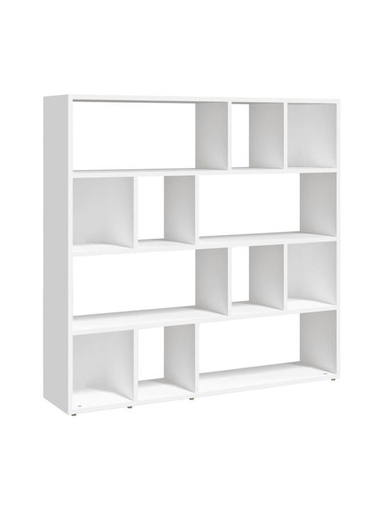 Bibliothek Weiß 105x24x102cm
