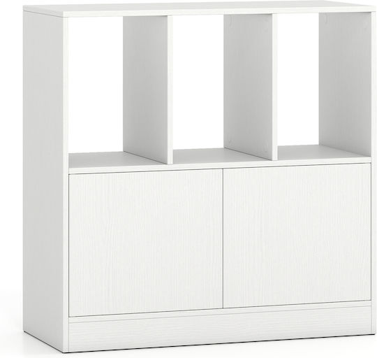 Βιβλιοθήκη Λευκή 70x30x70εκ. Βιβλιοθήκη Λευκή 70x30x70εκ.