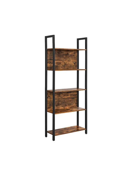Βιβλιοθήκη Καφέ 62x24x165εκ.