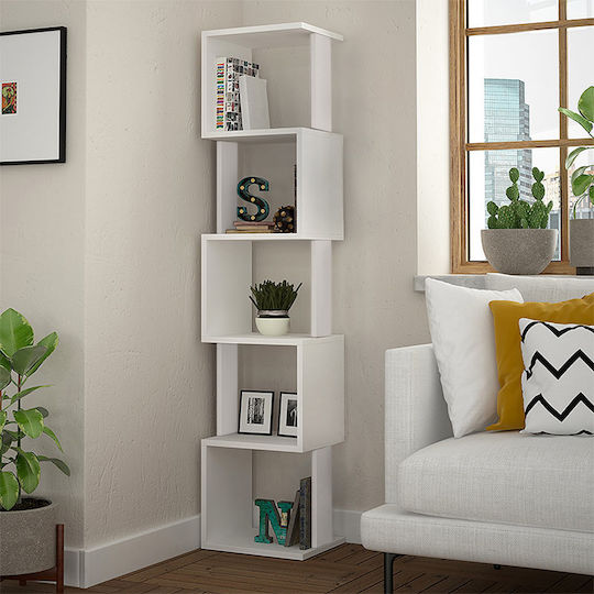 Bookcase Piri White 35x30x161cm