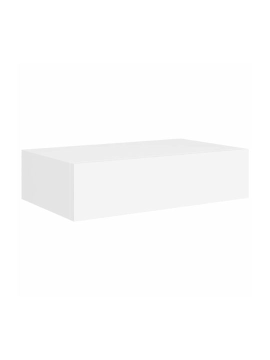 White Wall Shelves (2 Pieces) 40x23.5x10cm