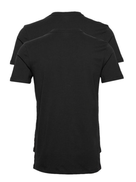 Herrenunterhemden in Schwarz Farbe 2Pack