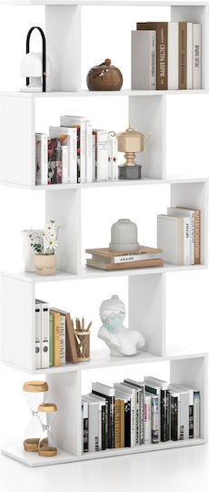White Bookcase 70x23.5x158 cm White Bookcase 70x23.5x158 cm