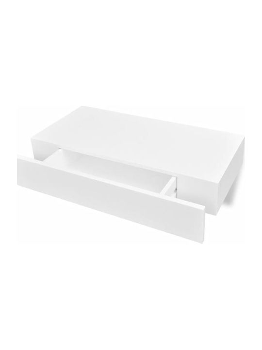 Рафт Стенен Бял 48x25x8см.