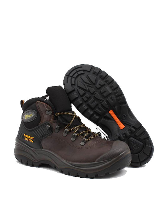 Grisport Cortina Wasserdicht Stiefel Sicherheit Braun S3 mit Zertifizierung P, HI, HRO,SRC