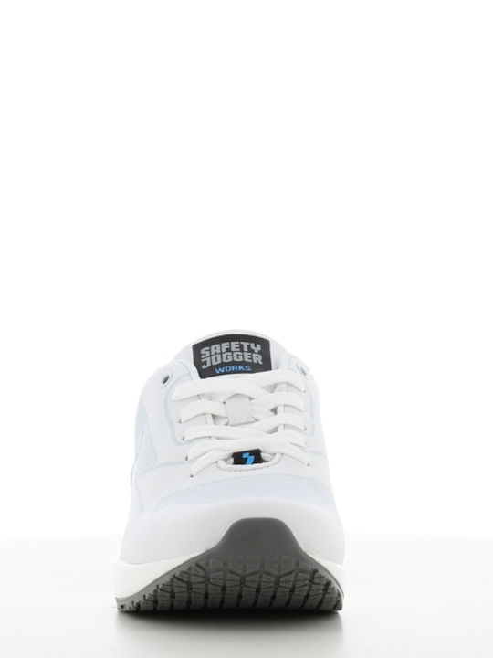 Oxypas Justin Low Work White O1 with Certification ESD ,SRC