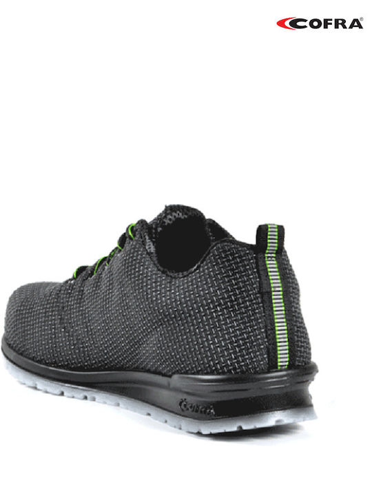 Cofra Monti Waterproof Low Safety Black S3 with Certification P,SRC