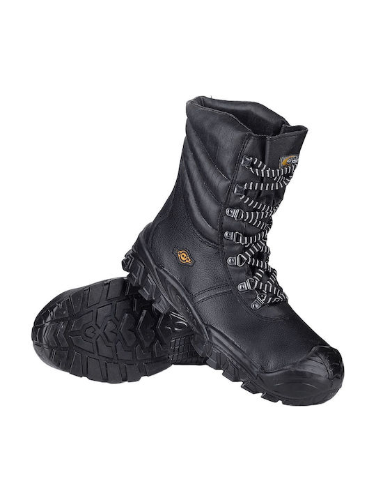 Cofra Ural Wasserdicht Stiefel Sicherheit Schwarz S3 mit Zertifizierung P, CI,SRC