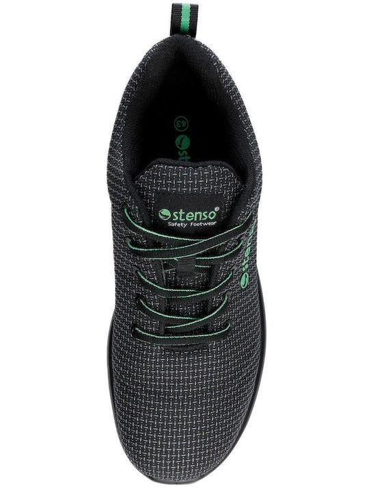 Stenso Waterproof Low Safety Black S3 with Certification P,SR