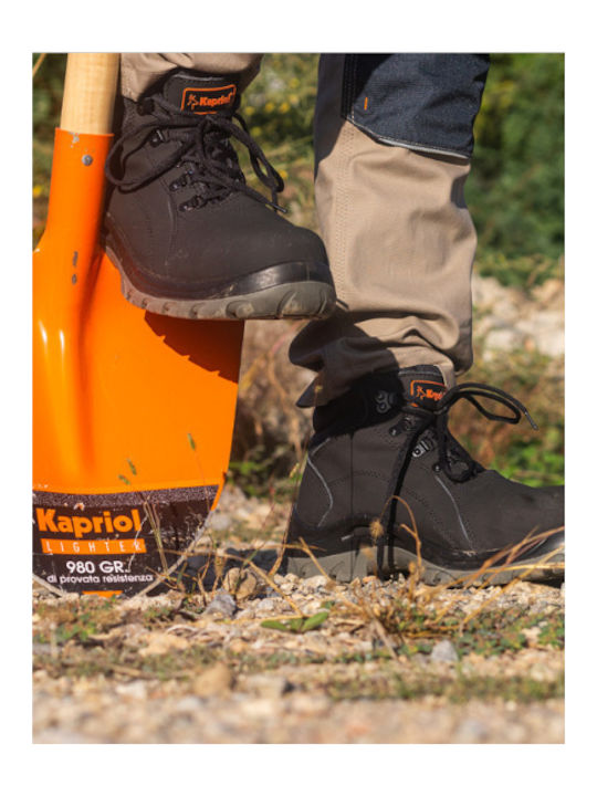 Kapriol Kansas Waterproof Boots Safety Black S3 with Certification SRC