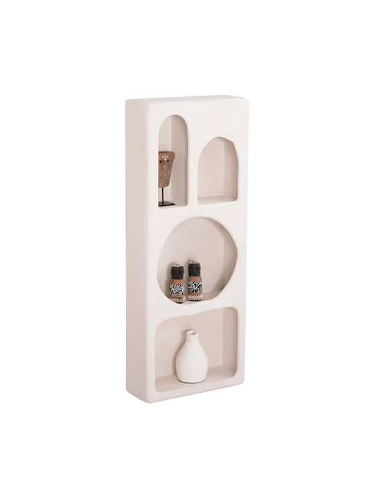 Shelf Wall Santorini Off-white 47.5x18x120cm